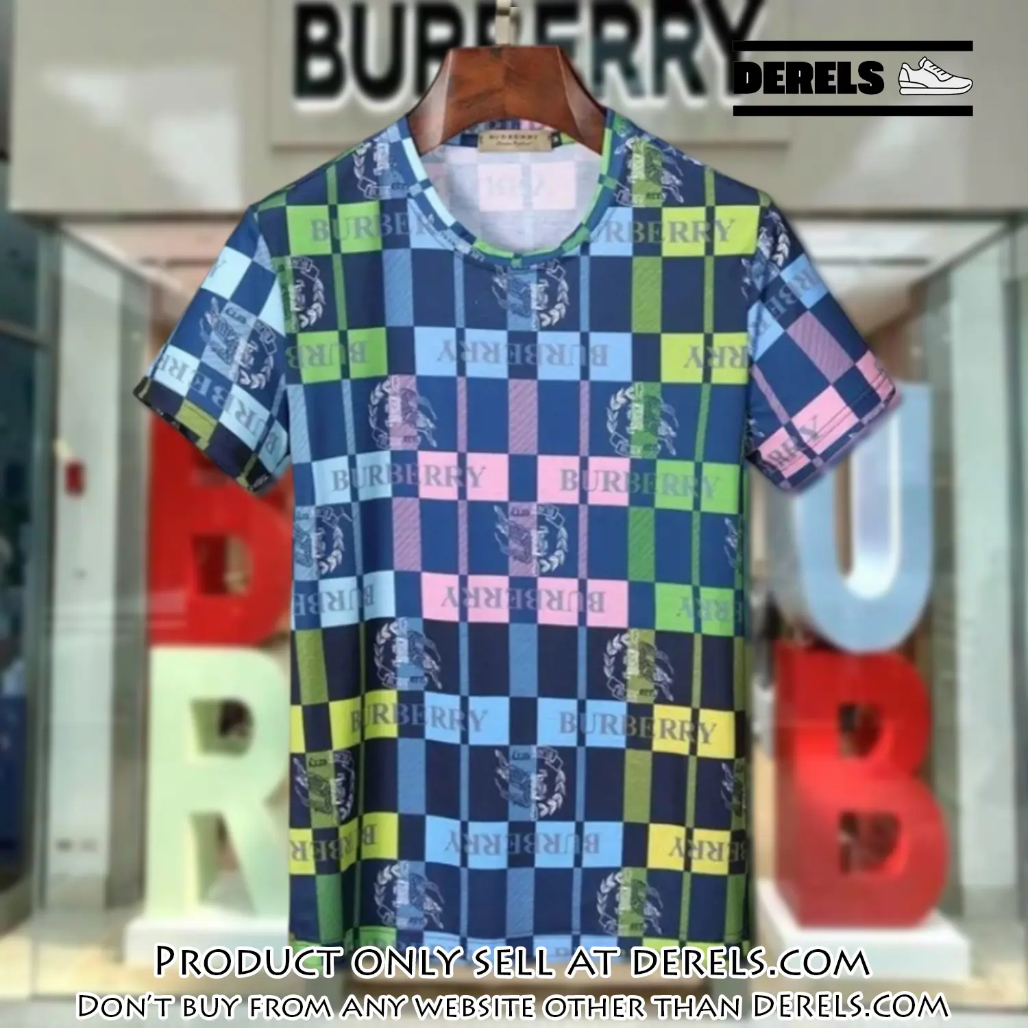 Burberry multicolor black luxury brand unisex tshirt outfit for men women dr2332552